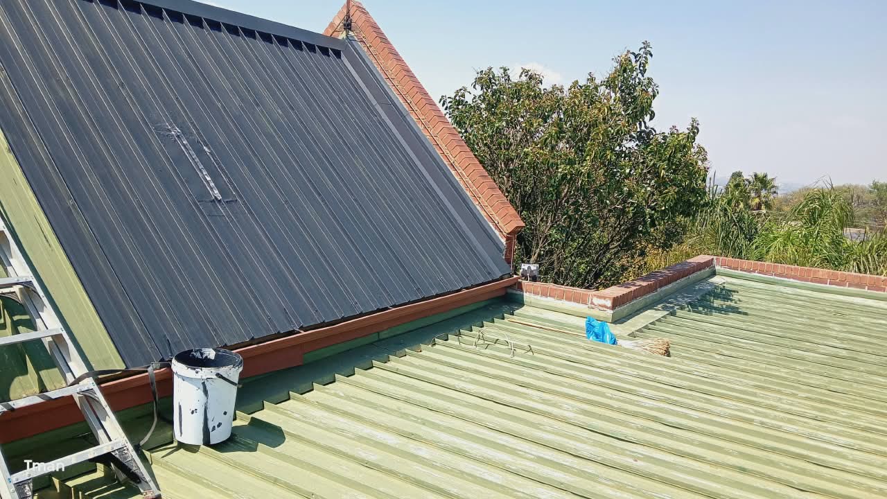 Roof sheets repainted, T. Handyman and Maintenance, Johannesburg