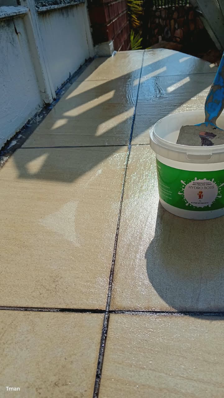 Sealing a paved patio, T. Handyman and Maintenance, Johannesburg