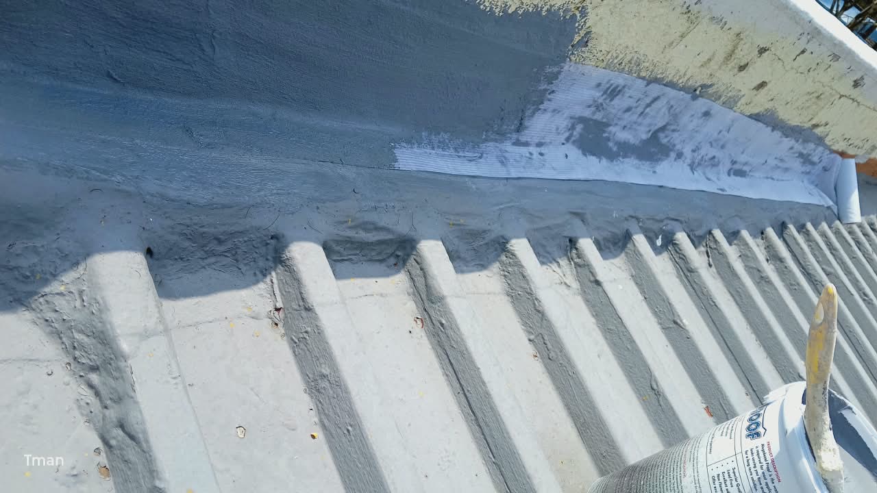 Waterproofing a parapet wall, T. Handyman and Maintenance, Johannesburg
